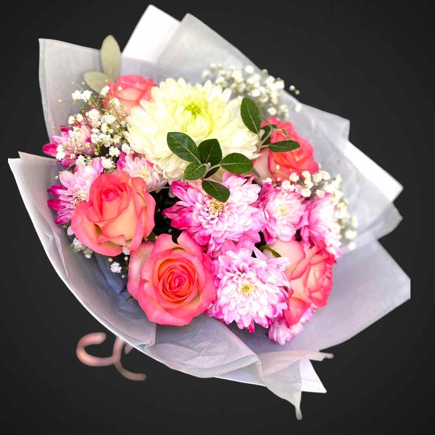 Букет 'Клубничное мороженое', доставка в Аксай, покупайте цветы сейчас