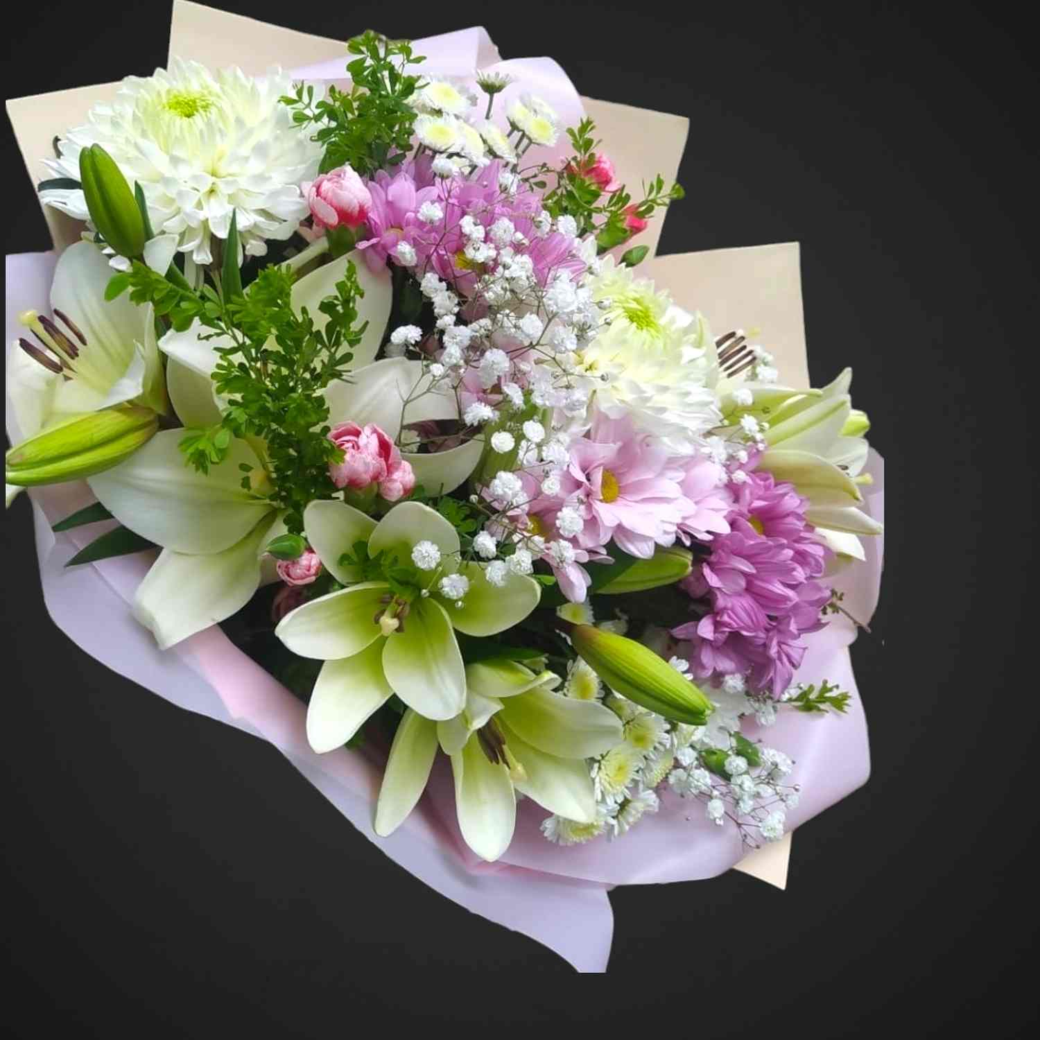 Букет 'Незабываемое впечатление' из составных цветов, доставка по Аксаю, покупайте сейчас!