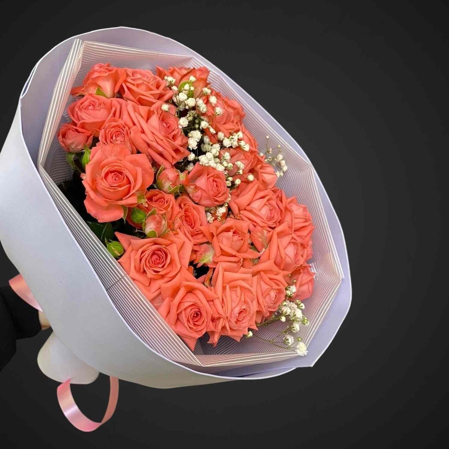 Букет 'Нотки нежности' — составной букет для покупки с доставкой в Аксае