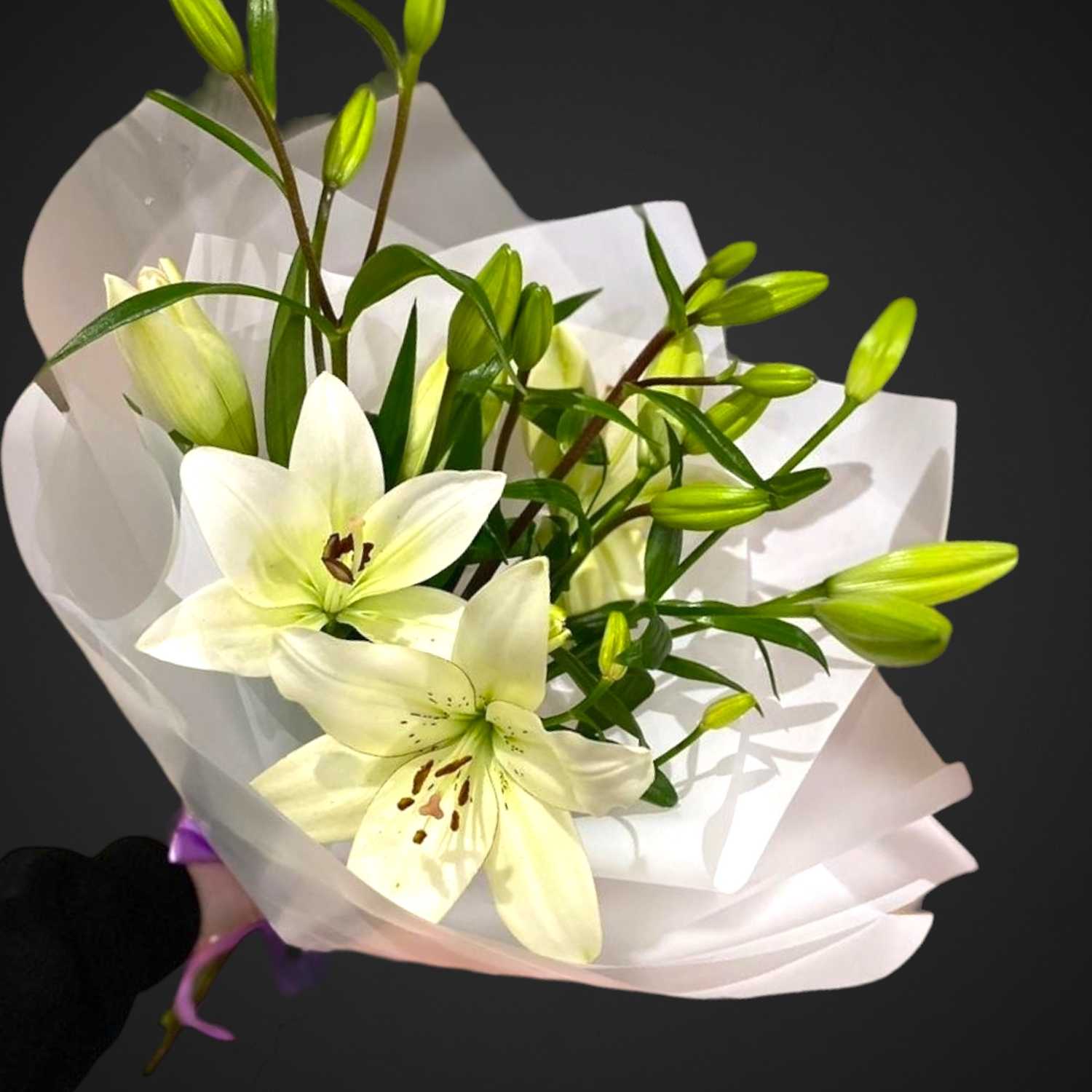 Букет 'Роскошь' из составных цветов, доставка по Аксаю, готов к покупке