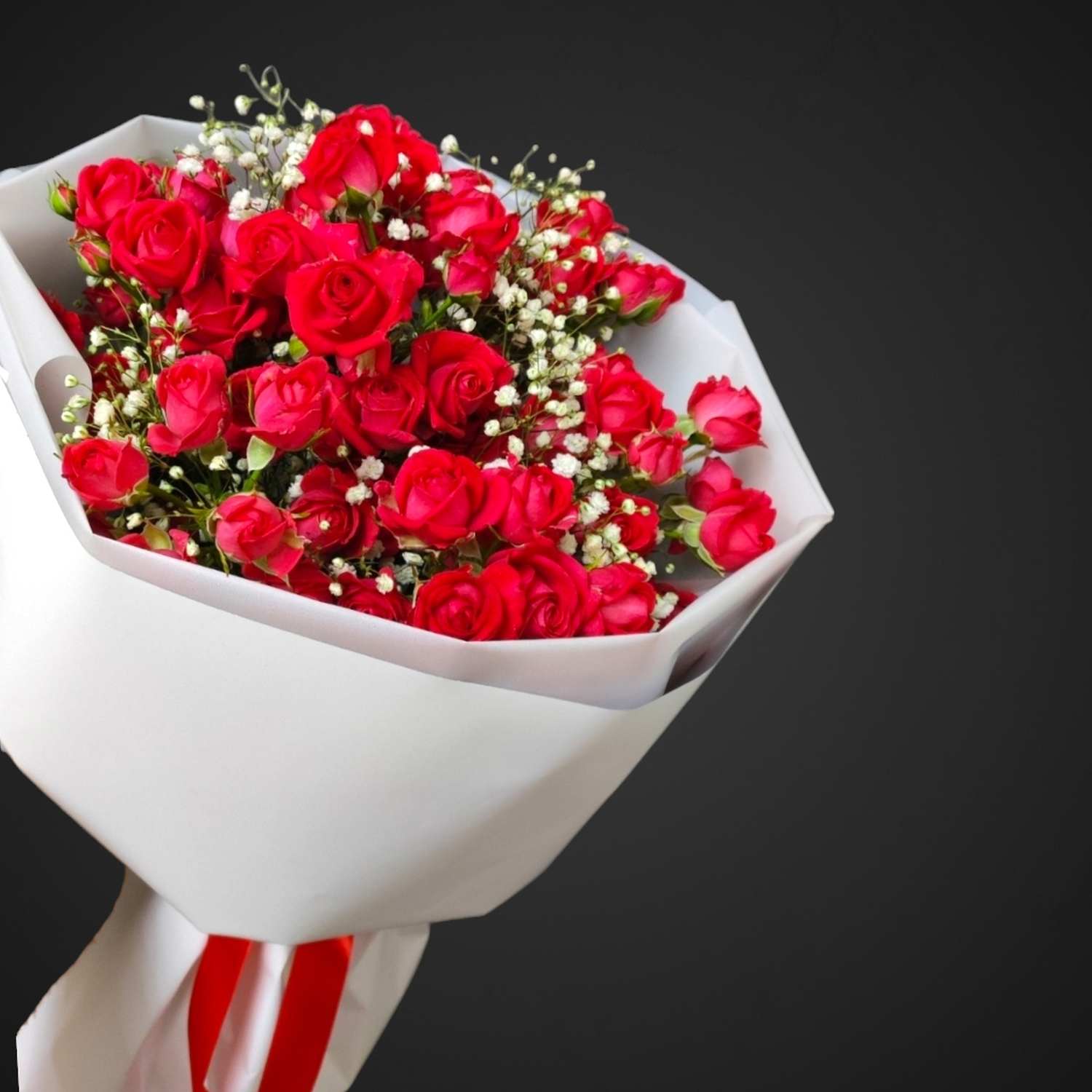 Букет 'Энергия любви', составной букет для покупки с доставкой в Аксае