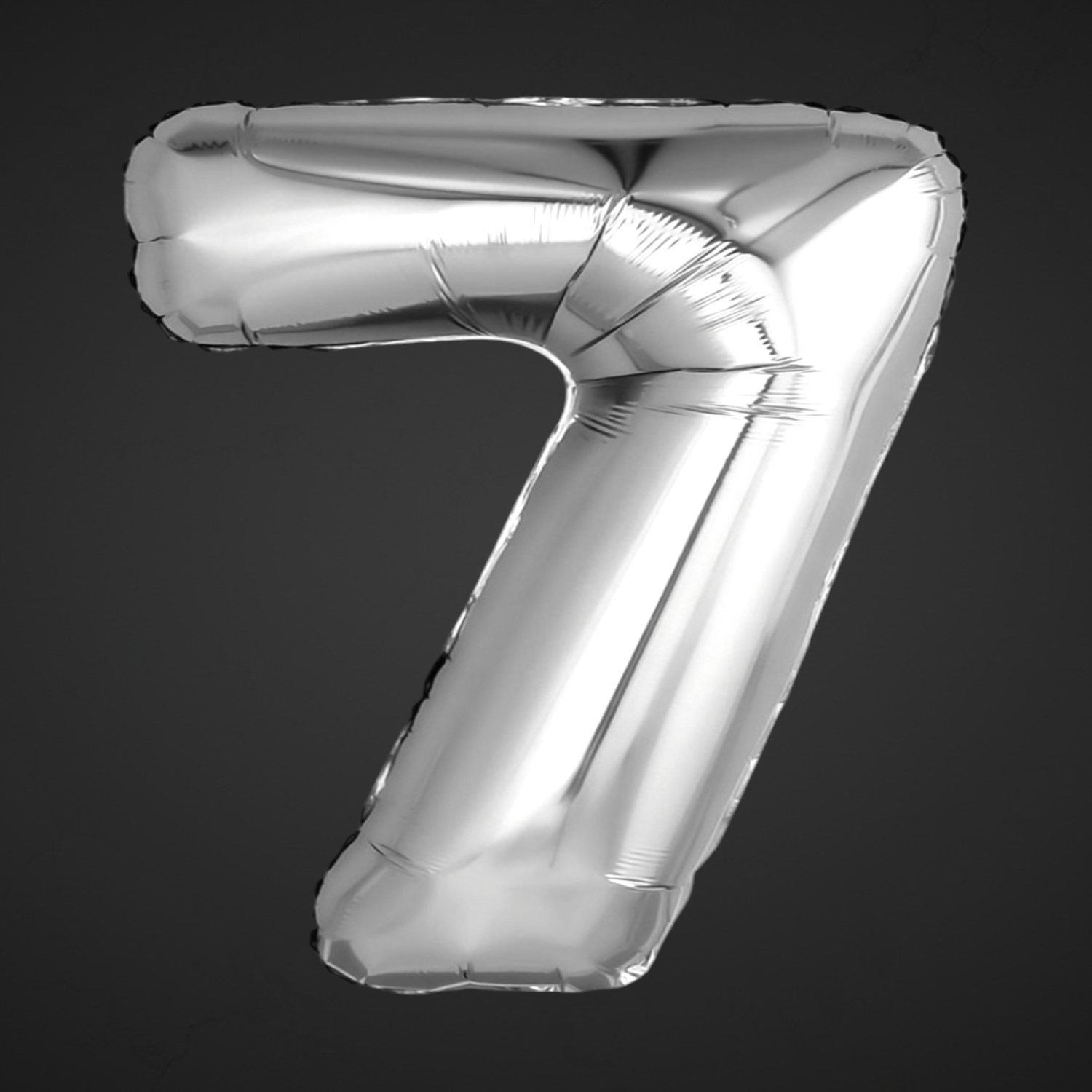 Фольгированная цифра 7 для украшения, доставка по Аксаю, покупайте!