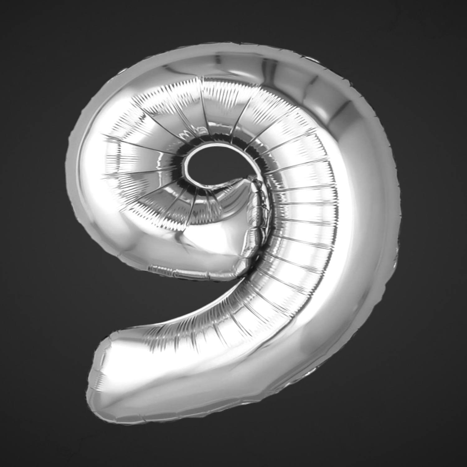 Фольгированная цифра 9 для украшения, доставка по Аксаю, покупайте сейчас