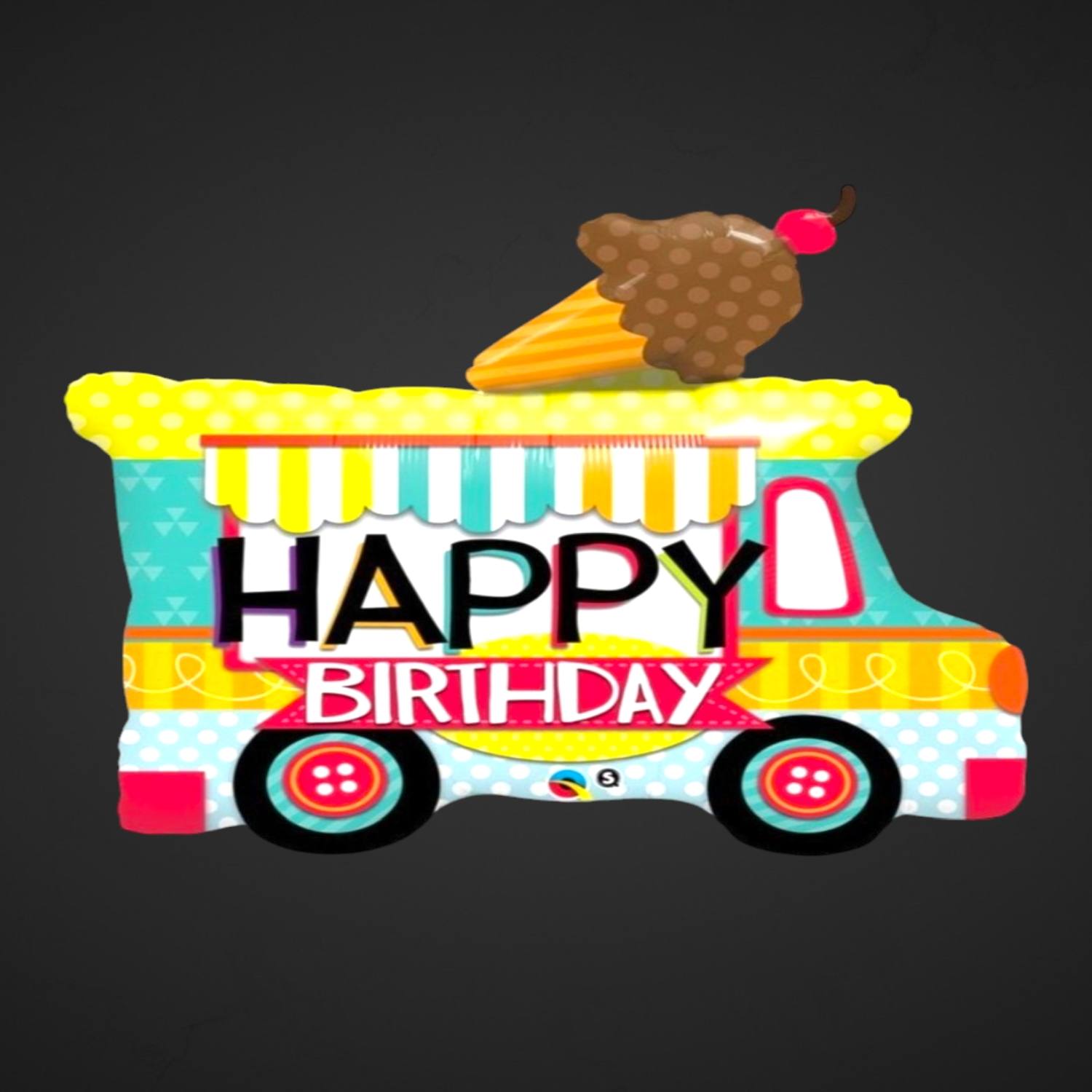 Фольгированный шар 'Грузовик', 65 см, для праздника, доставка в Аксай, купить