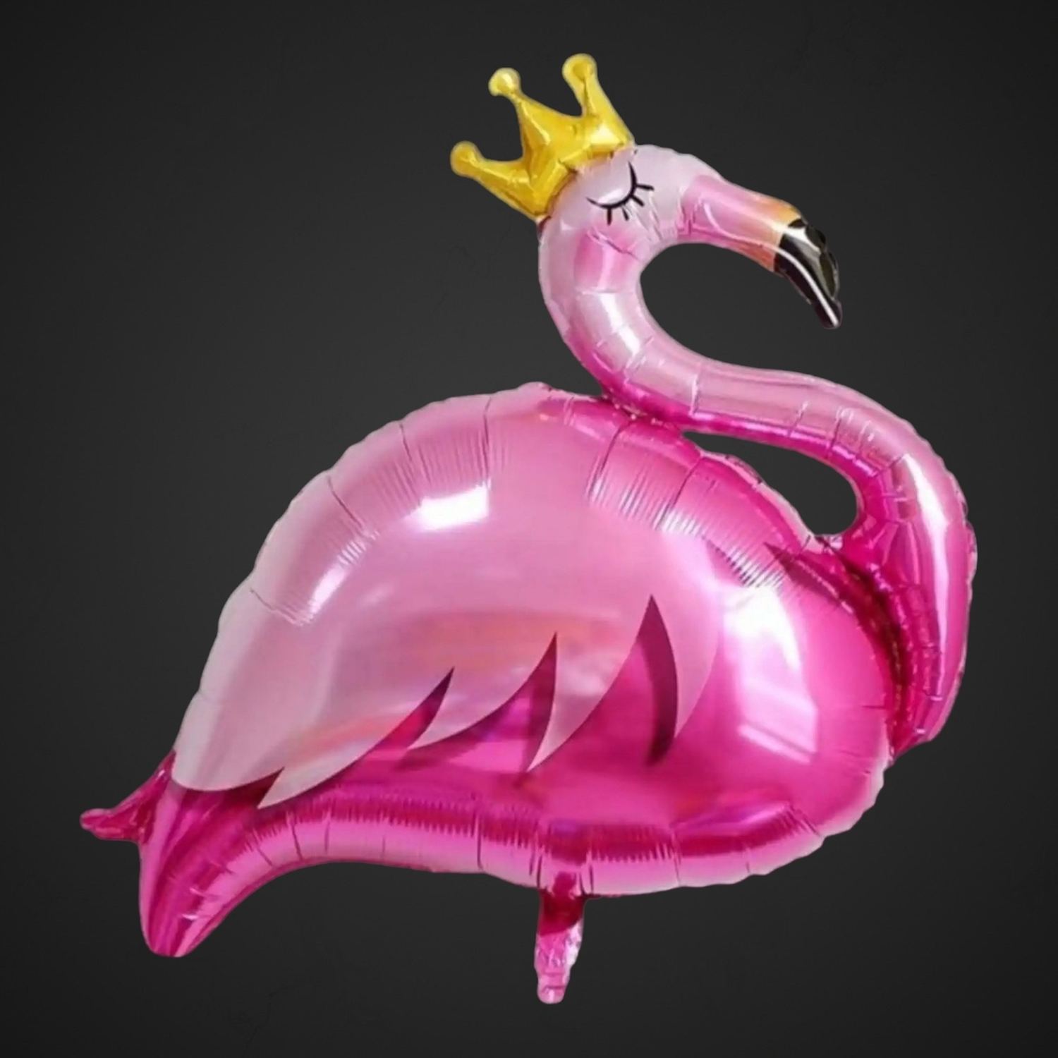 Розовый фольгированный шар Фламинго, 90 см, купить с доставкой в Аксай