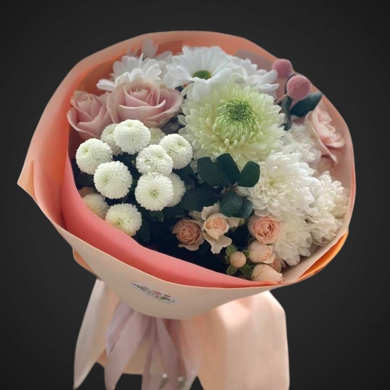 Букет 'Нежный флер', составной букет для покупки с доставкой в Аксае