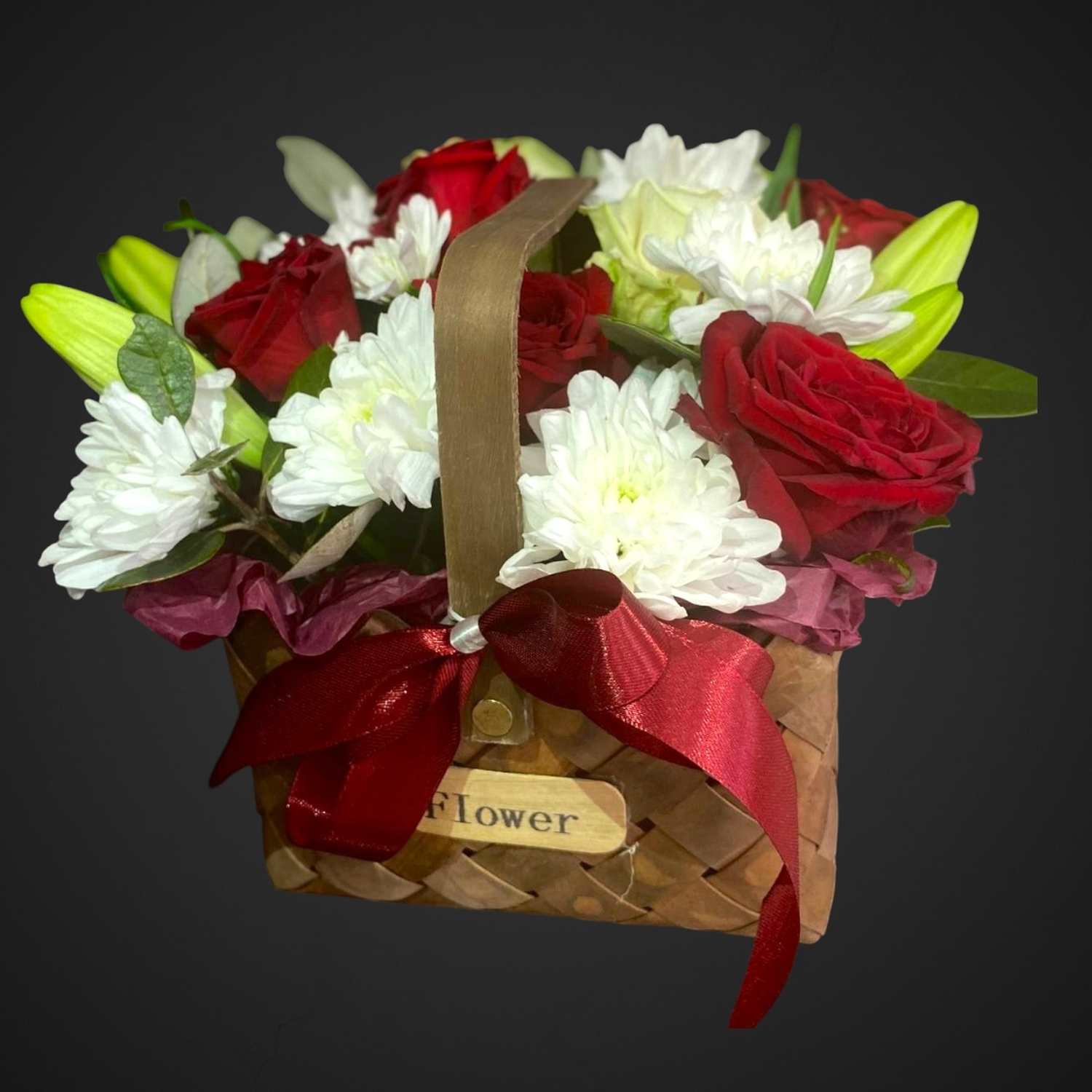 Композиция 'Бархат ночи' для покупки с доставкой в Аксае