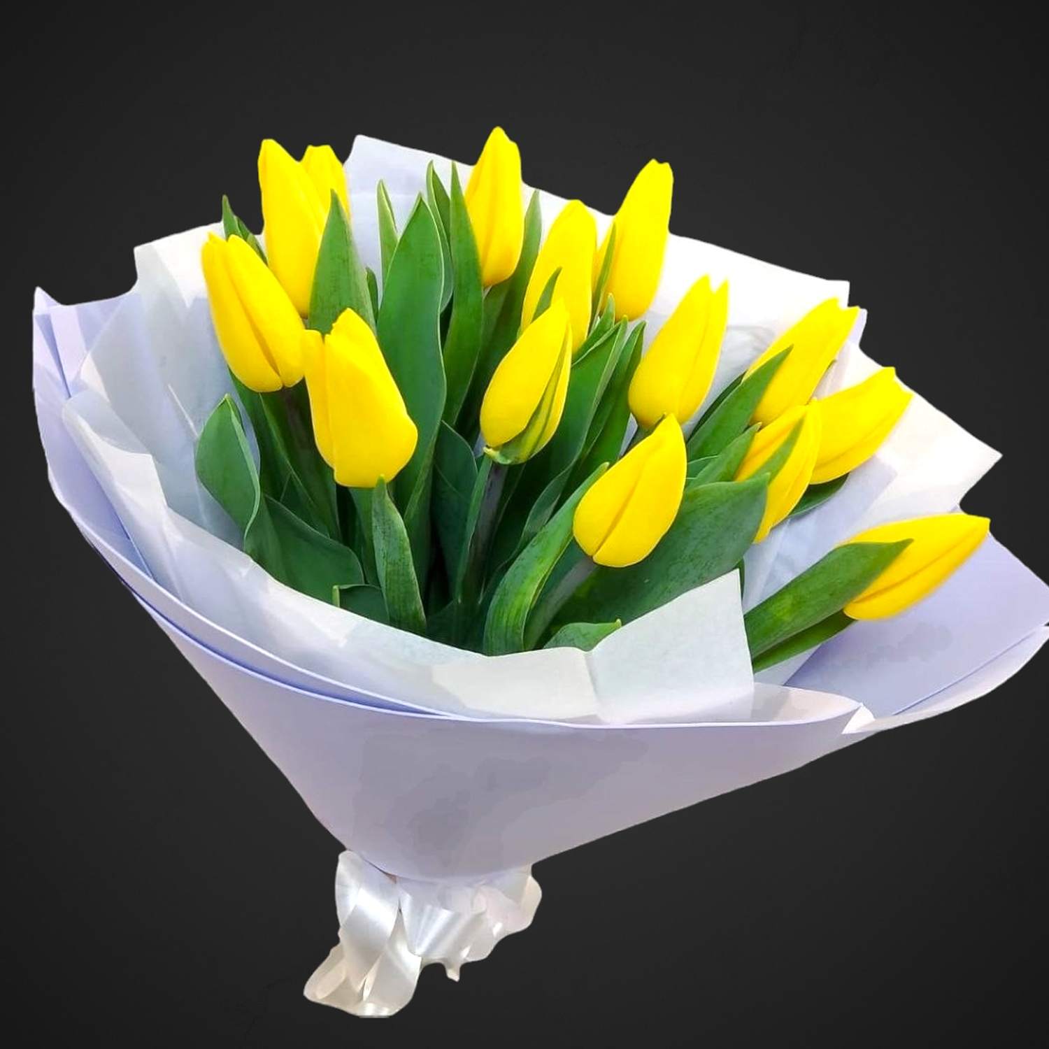 Букет 'Танцующие тюльпаны', доставка в Аксай, покупайте цветочные композиции