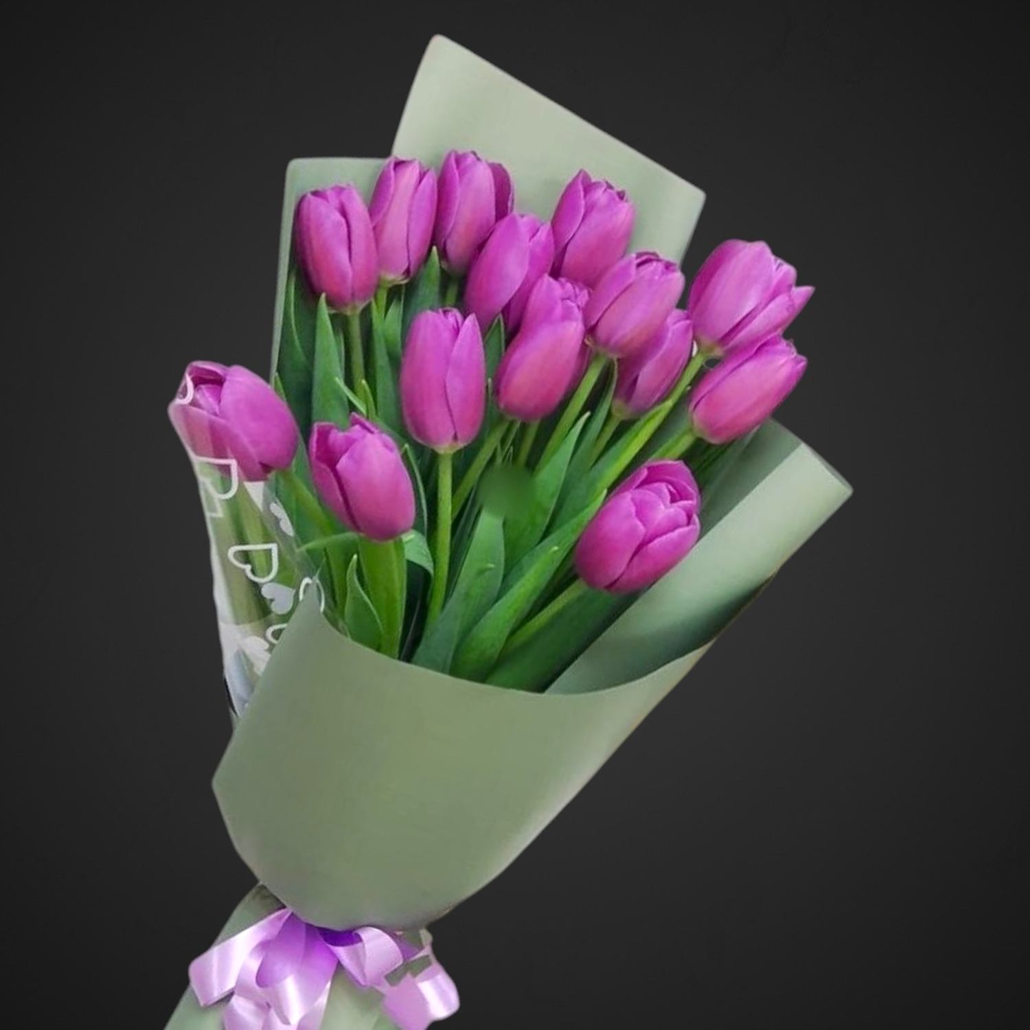 Букет 'Тюльпановое настроение', доставка в Аксай, покупайте цветочные композиции