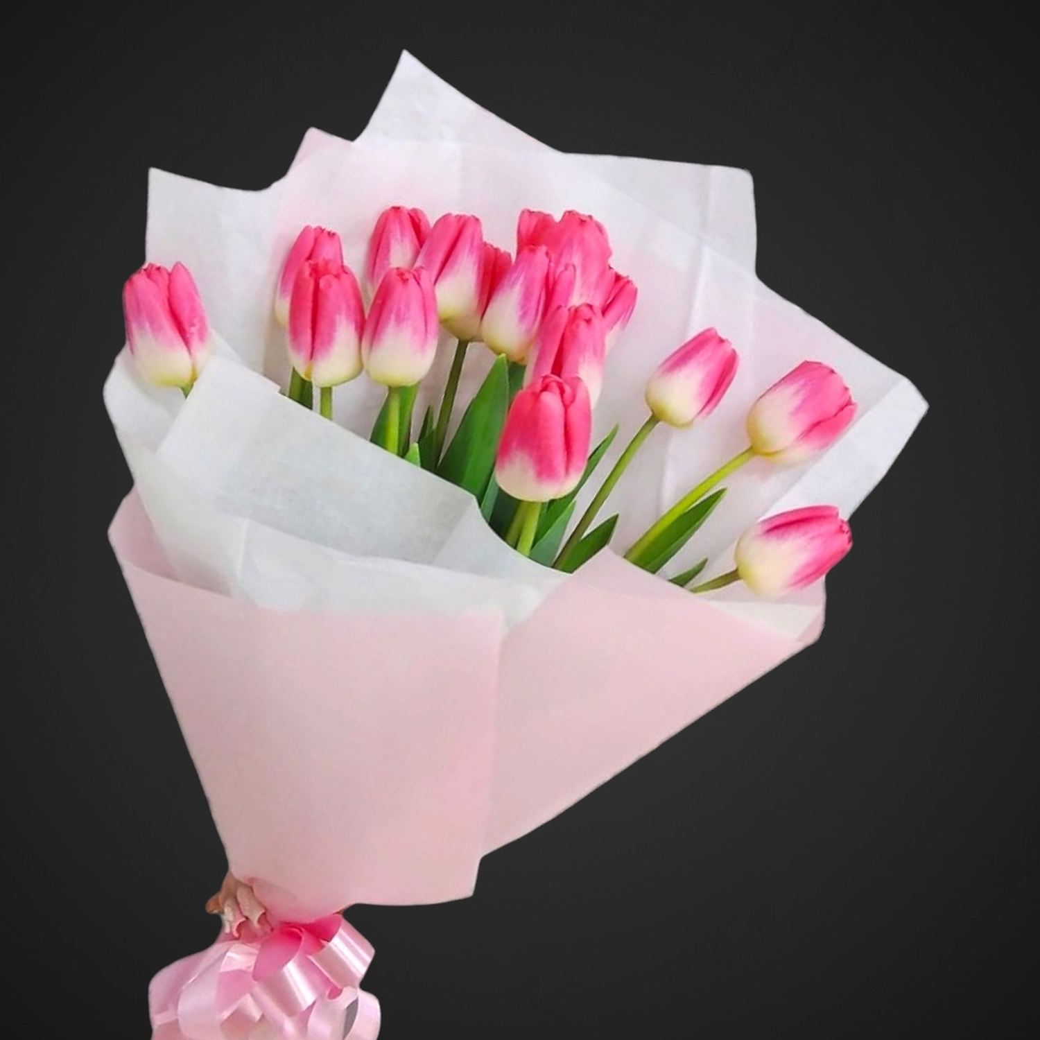 Букет 'Весенний поцелуй' — составной букет с яркими весенними цветами, доставка по Аксаю, покупайте сейчас!