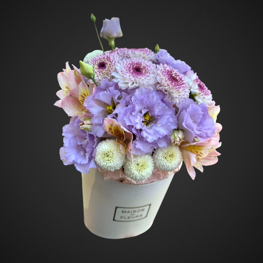 Композиция 'Магия аметиста' с доставкой в Аксай, красивые цветы