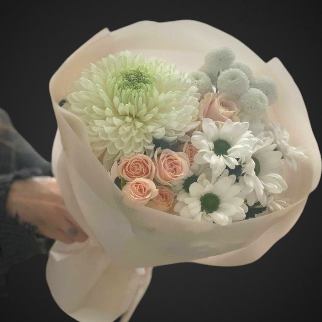 Букет 'Дымка', составной букет для покупки с доставкой в Аксае