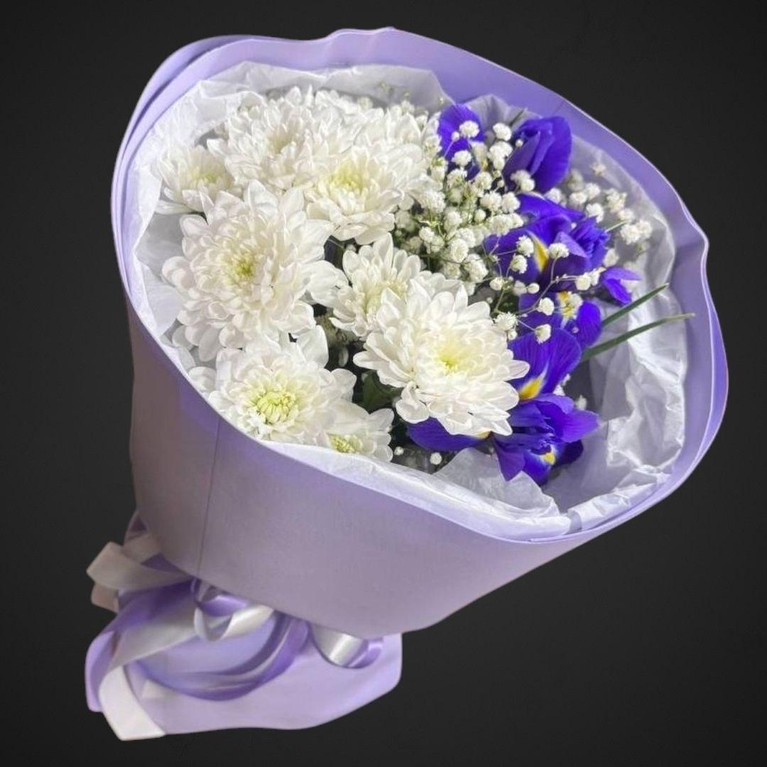 Букет 'Первый иней', составной букет для покупки с доставкой в Аксае