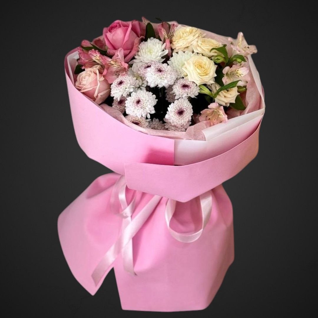 Букет 'Сердцебиение', составной букет для покупки с доставкой в Аксае