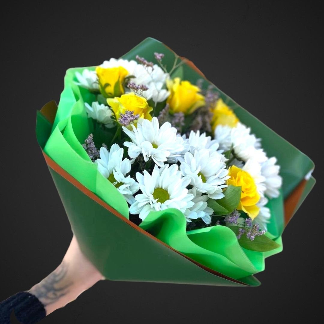 Букет 'Бесконечное лето', доставка в Аксай, покупайте цветочные композиции